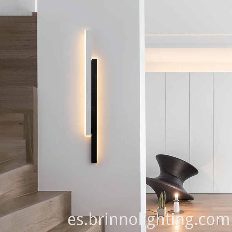 Nordic fashion style led corner wall lamps 